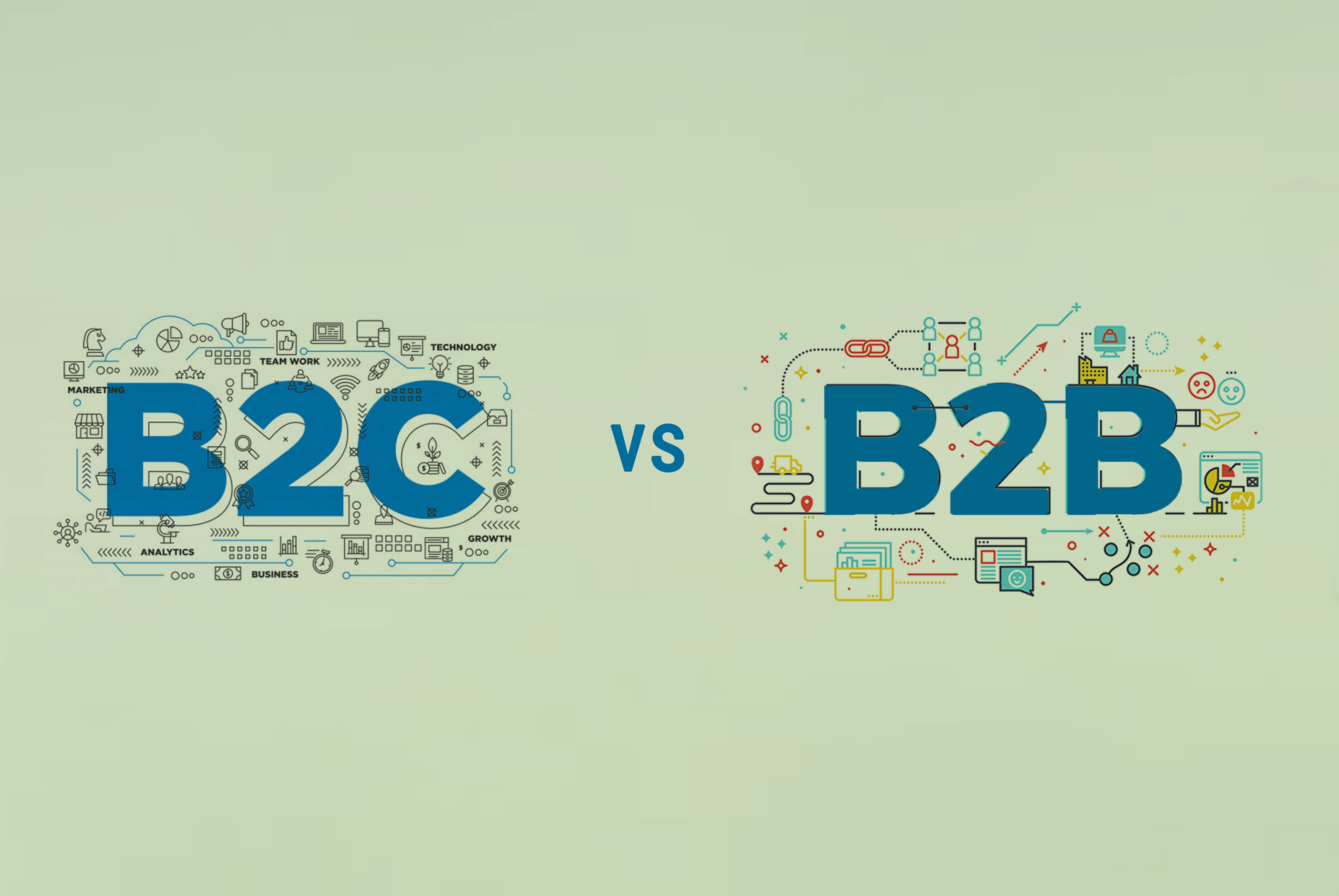 Most Common Differences between B2B and B2C Digital Marketing